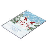 Snowman: Vakantie voor het maken van een lijst met Notitieboek (Linkerzijde)