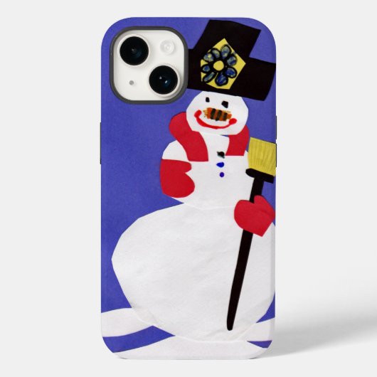 Snowman van VictoriaShaylee Hoesje-Mate iPhone Cas Case-Mate iPhone Case (Achterkant)