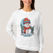 Snowman vector T-shirt (Voorkant)