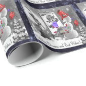 Snowman-verfwerkpapier Cadeaupapier (Rol Hoek)