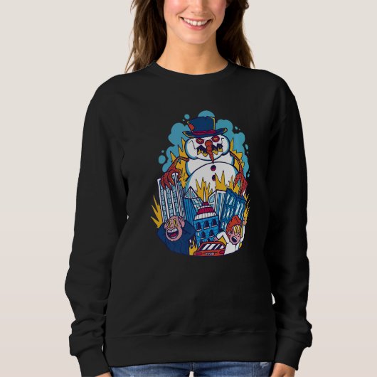 Snowman vernietigen trui (Voorkant)