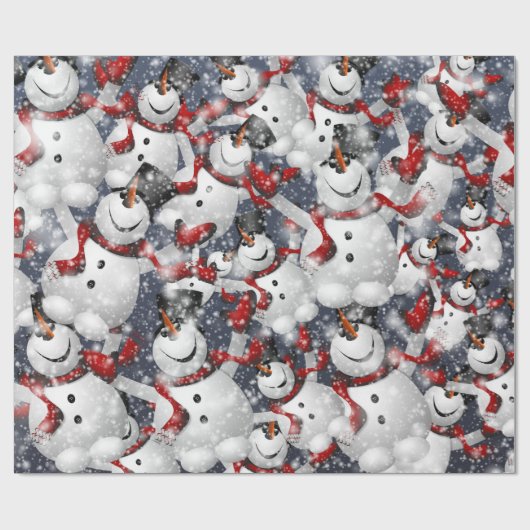 snowman-verpakkingspapier cadeaupapier (Vlak)