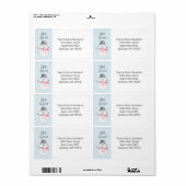 Snowman Verzendlabel (Full Sheet)