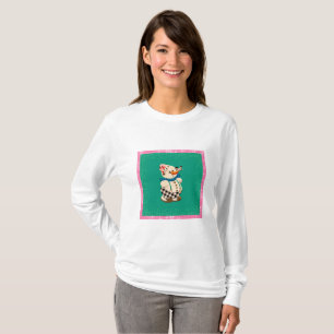 Snowman Vintage Kerstmis T-shirt