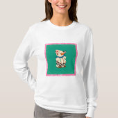 Snowman Vintage Kerstmis T-shirt (Voorkant)