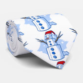 snowman voor grappig kerstpapier stropdas (Opgerold)