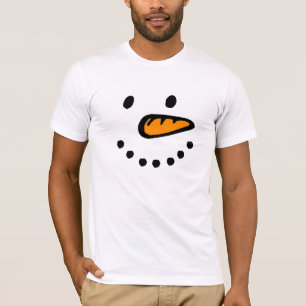 Snowman vooraan, Wij R1 Rood (Kerstmis) Logo T-shirt