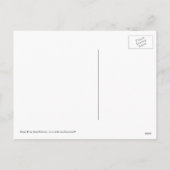 Snowman | Vrolijk kerstfeest Briefkaarten (Achterkant)