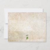 Snowman Vul de blanco dank u uw opmerking / vakant Notitiekaartje (Achterkant)