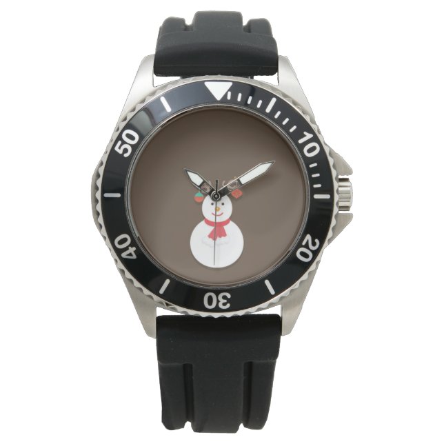 Snowman Watch Horloge (Voorkant)