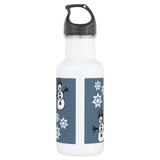 Snowman Waterfles (Achterkant)