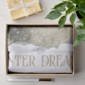 Snowman Waterverf Winter Kerstmis Tissuepapier (Geschenk)