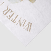 Snowman Waterverf Winter Kerstmis Tissuepapier (Detail)