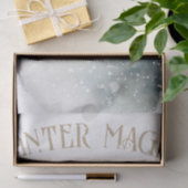 Snowman Waterverf Winter Kerstmis Tissuepapier (Geschenk)