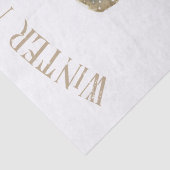 Snowman Waterverf Winter Kerstmis Tissuepapier (Detail)