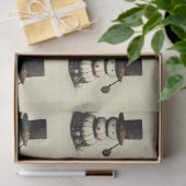  Snowman-weefselboek Tissuepapier (Geschenk)