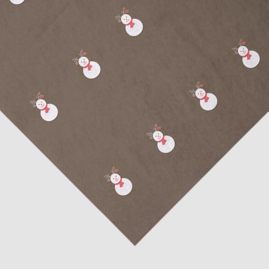 Snowman-weefselpapier Tissuepapier (Detail)