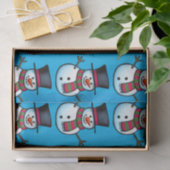 Snowman-weefselpapier Tissuepapier (Geschenk)