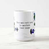 Snowman Weight Lifting Koffiemok (Center)