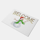 Snowman Welkom Deurmat (Schuin)