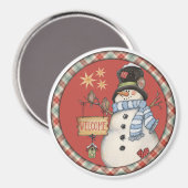 Snowman Welkom Magneet (Voorkant / Achterkant)