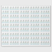 Snowman-werkpapier voor fijne kerst cadeaupapier (Vlak)