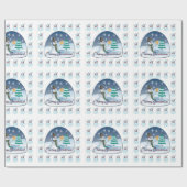 Snowman-werkpapier voor fijne kerst cadeaupapier (Vlak)