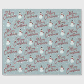 Snowman-werkpapier voor fijne kerst cadeaupapier (Vlak)