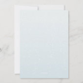 Snowman Winter Castle Birthday Party Invitation Kaart (Achterkant)