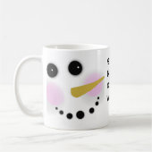 Snowman Winter Coffee Mok (Links)