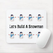 Snowman Winter Muismat (Met muis)