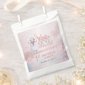 Snowman Winter ONEderland 1e verjaardag Bedankzakje (Geknipt)