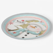Snowman Winter Paper Bord Party Supplies (Gekanteld)