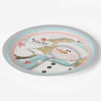 Snowman Winter Paper Bord Party Supplies