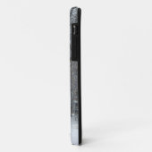 Snowman Winter Sneeuwscene van de buren Case-Mate iPhone Case (Achterkant/links)