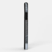 Snowman Winter Sneeuwscene van de buren Case-Mate iPhone Case (Achterkant/rechts)