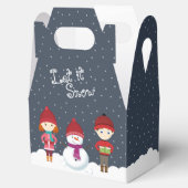 Snowman Winter Wonderland Bedankdoosjes (Geopend)