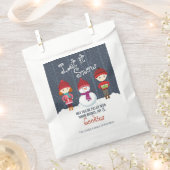 Snowman Winter Wonderland Bedankzakje (Geknipt)