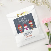 Snowman Winter Wonderland Bedankzakje (Gezegeld)