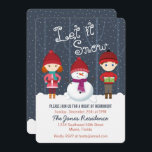 Snowman Winter Wonderland Kaart<br><div class="desc">Snowman Winter Wonderland laat het sneeuwen,  laat het sneeuwen,  laat het sneeuwen. Viel het seizoen met dit leuke en griezelige winterthema. Dit winterontwerp bestaat uit een leuke,  liefhebbende sneeuwman en twee vrolijke kinderen die gekleed zijn in hun warmste winterzweet. Haal de lol uit de accessoires,  cadeaus,  feestvieren en kantoorbenodigdheden.</div>