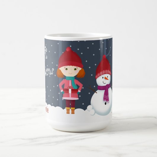 Snowman Winter Wonderland Koffiemok (Center)