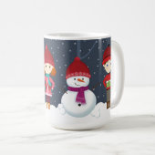 Snowman Winter Wonderland Koffiemok (Voorkant rechts)