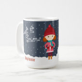 Snowman Winter Wonderland Koffiemok (Voorkant links)