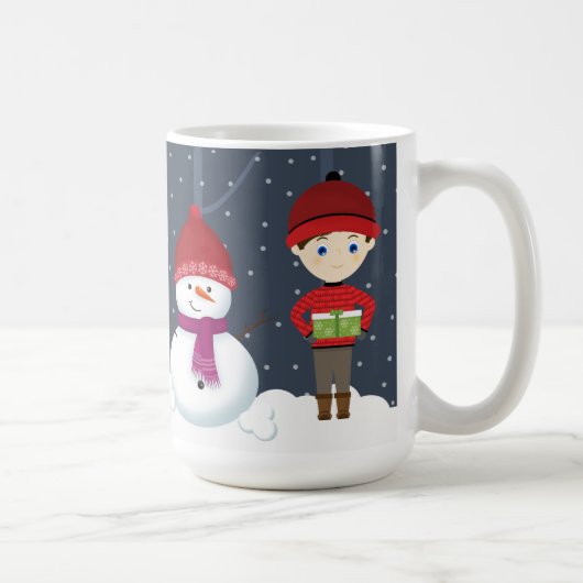 Snowman Winter Wonderland Koffiemok (Rechts)