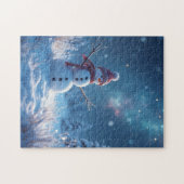 Snowman Winter Wonderland Legpuzzel (Horizontaal)