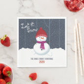 Snowman Winter Wonderland Servetten (Insitu)
