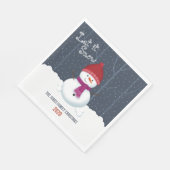 Snowman Winter Wonderland Servetten (Hoek)