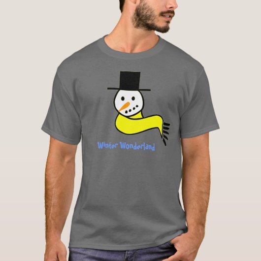 Snowman Winter Wonderland T-shirt (Voorkant)