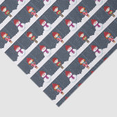 Snowman Winter Wonderland Tissuepapier (Detail)