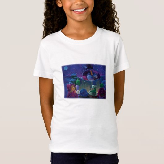 Snowman Wintertime Kunst lezen T-shirt (Voorkant)